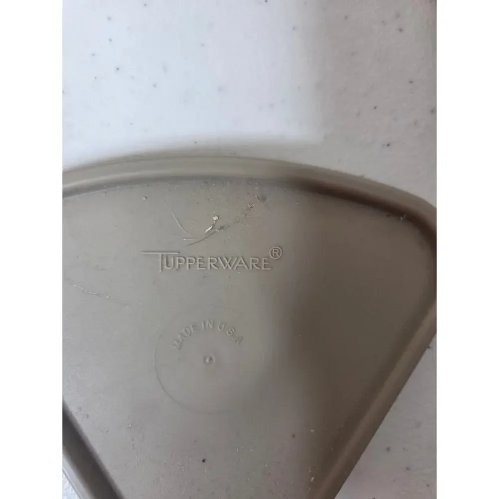 Vintage Tupperware Pie Slice Spice Container #1799 w Lid Modular Mate Set of 5